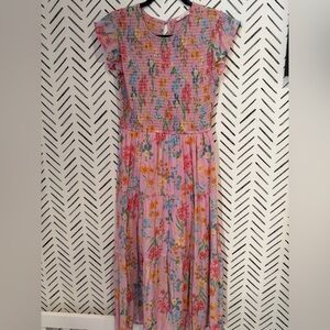 Pink Spring Floral Dress